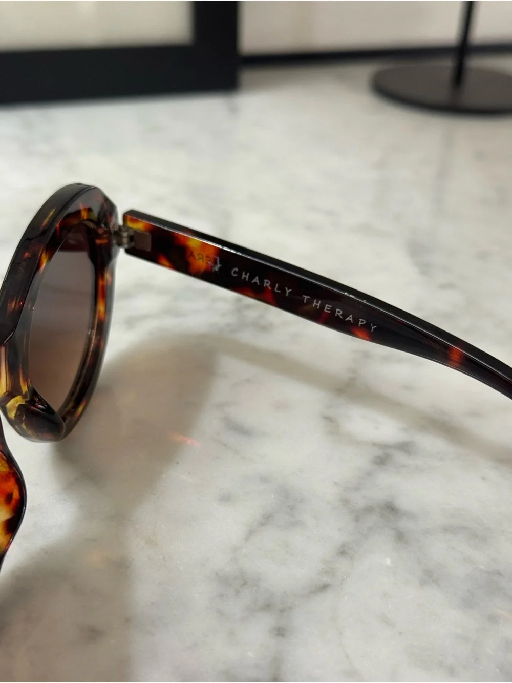 Charly Therapy Diana Sunglasses in Tortoise